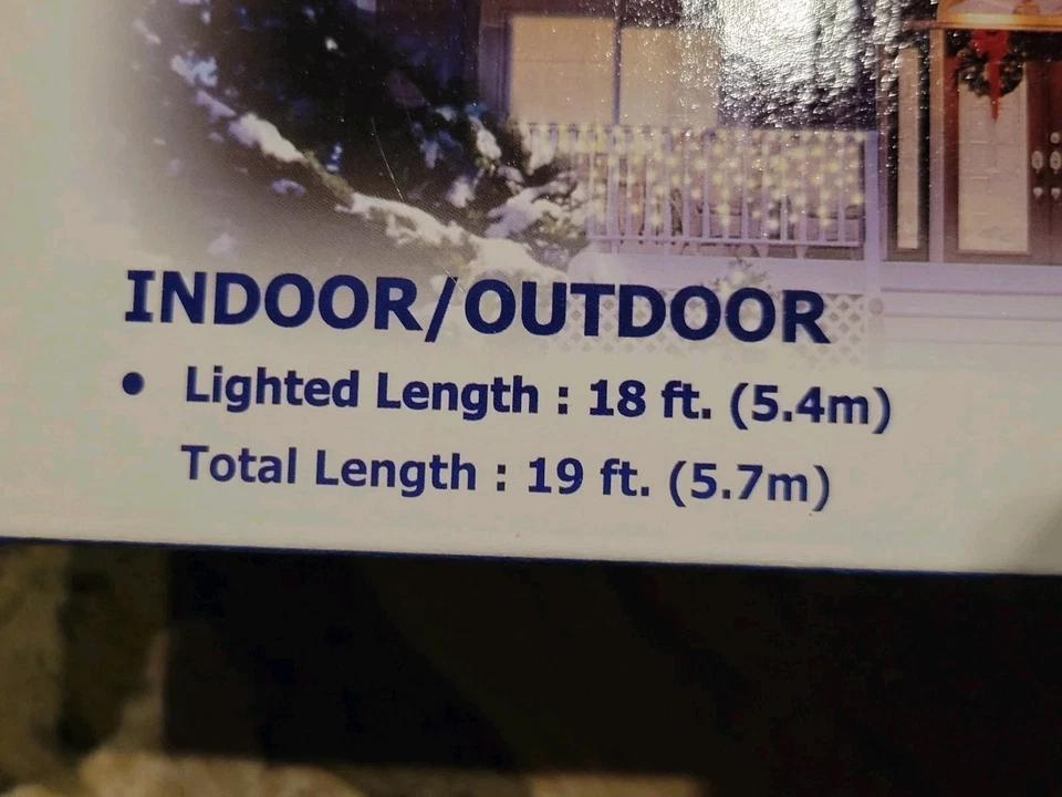 Lot Of 10 Midwestern 300ct Clear Icicle Lights White Wire 18 1 FT- New in Box - Image 2 of 4
