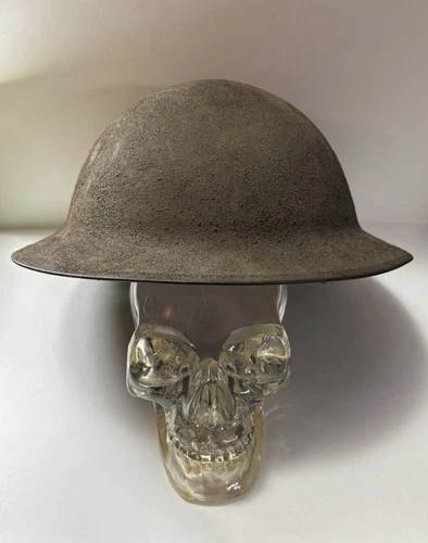 Authentic Original Vintage WW1 US Military Brodie Doughboy Helmet With Liner