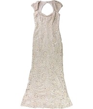 Ralph Lauren Womens Sequined Gown A-line Dress, ivblshsh, 2