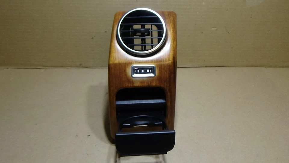 Land Rover LR3 2005-2009 derecho diestro portavasos ventilación grano madera Foto 2 de 4