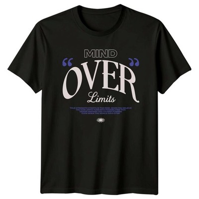 Mind Over Limits T-Shirt Mindset Motivation Geburtstag Geschenk für Sie und Ihn
