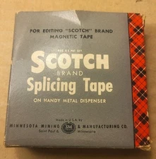 Scotch Brand Splicing Tape On Metal Dispenser No 41 1/2" x 150 In New In Box