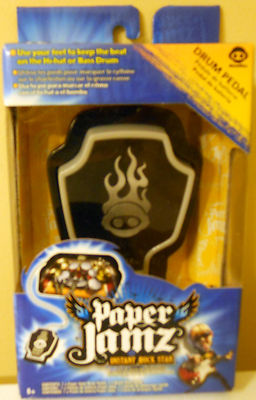 Drum Pedal Toy Paper Jamz Instant Rock Star Drum Pedal | eBay