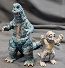 Godzilla & Minilla "Son of Godzilla" (Y-MSF) 2-piece soft vinyl figure set