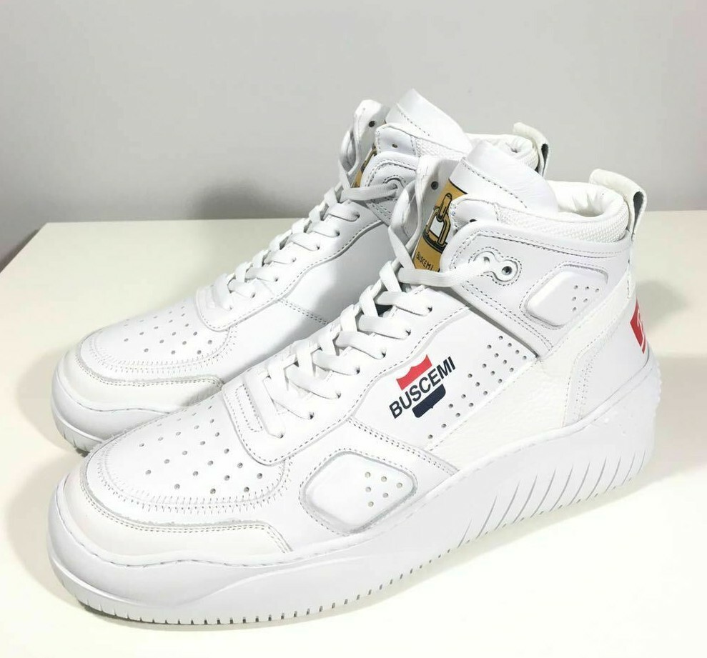 white buscemi high tops