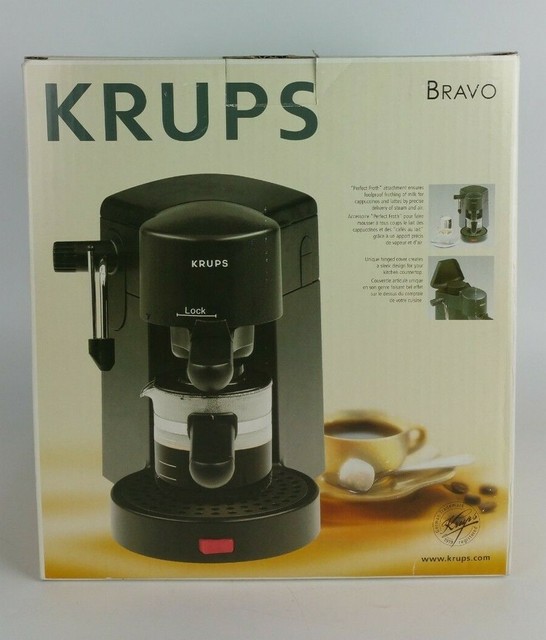 Krups Bravo 871 4 Cups Espresso Machine, Black for sale online eBay