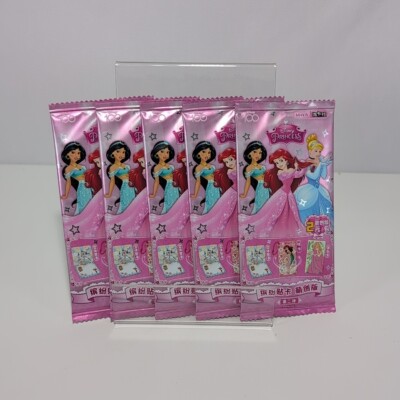 Disney Princess Karten 2024 Booster Packs Fünf Karten Spaß Disney 100 Sammlerstücke