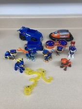 PAW PATROL lot water rescue boats and race car Figures Chase Marshall AR202