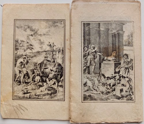 1828 Sacred History Old & New Testament, Engravings from Russian Book Set of 27 - Picture 8 of 20