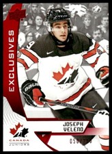 2019-20 Upper Deck Team Canada Juniors Exclusives Joseph Veleno 050/250 Canada