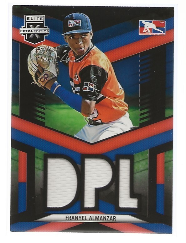 Franyel Almanzar 2023 Panini Elite Extra Edition DPL Patch Relic Card