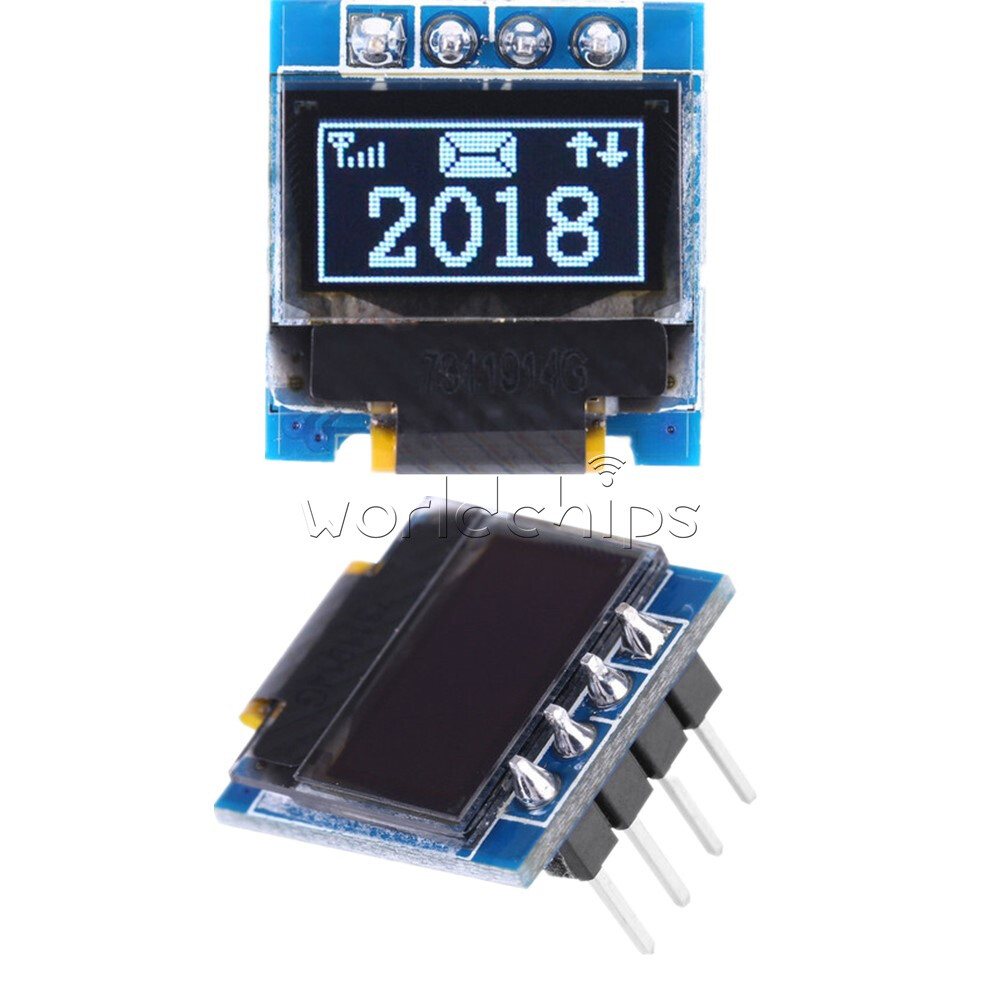 White 0.49"" OLED SSD1306 64x32 I2C IIC Display Screen Module For Arduino - View #5