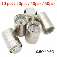 10/20/40/50X Replacement Coil Heads For AIO CUBIS BF SS316 0.5/0.6 Ohm D23 2-NG