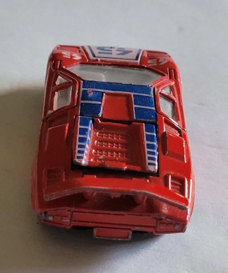 Ultra Raro De Colección Tomica Welly Lamborghini Countach Rojo #45 Die-Cast 1:64 Foto 3 de 4