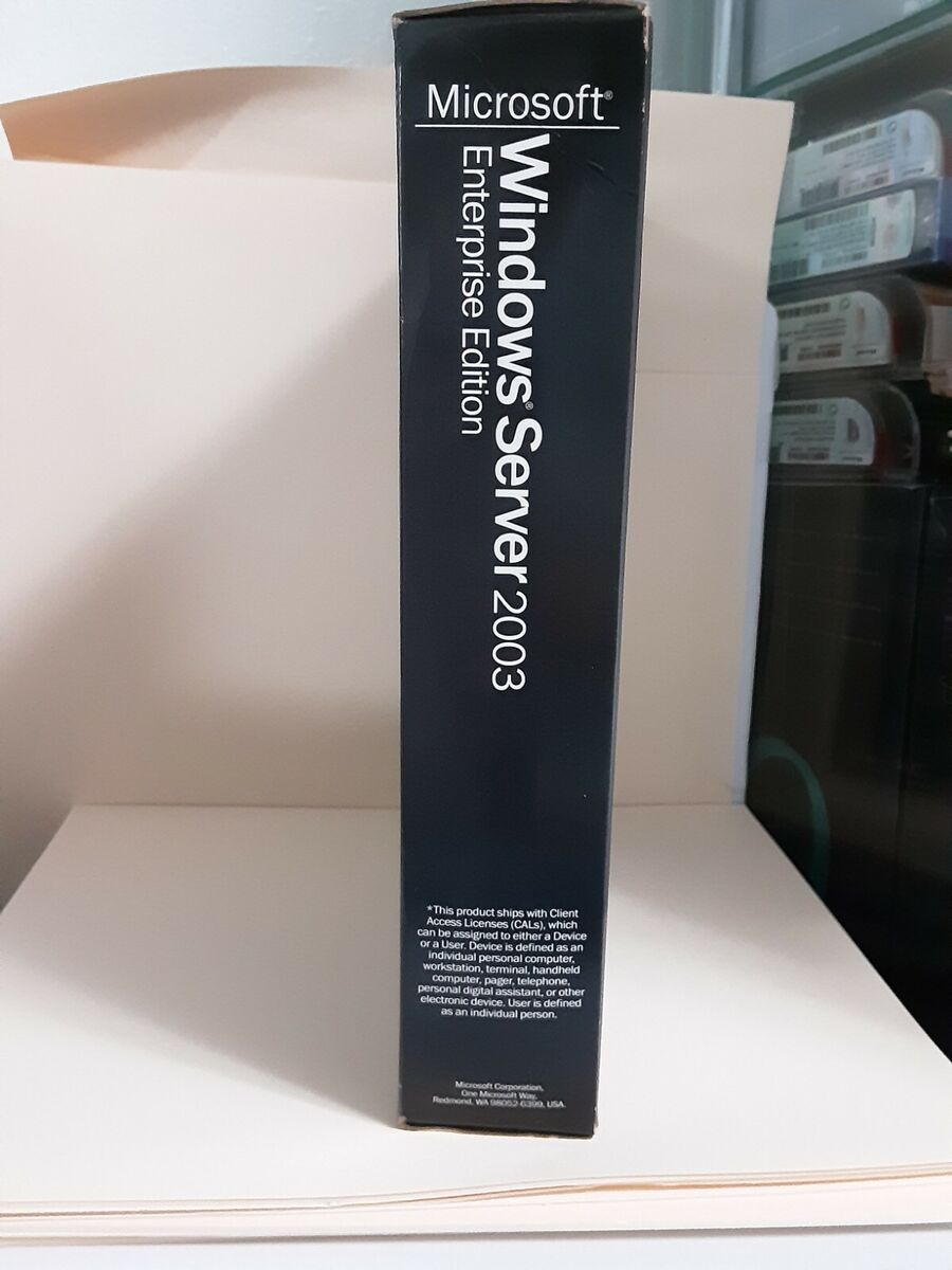 Microsoft Windows Server 2003 Enterprise Edition with 25 Microsoft Windows Server 2003 Enterprise Edition with 25
