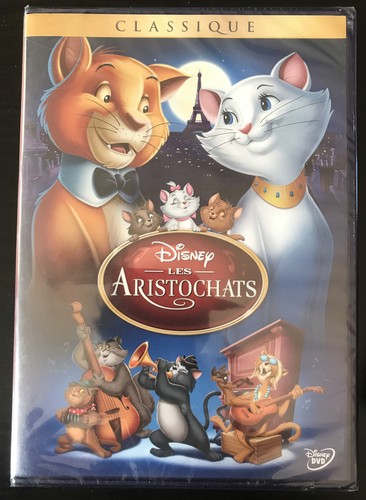 Disney Les Aristochats DVD - French Aristocats (New & Sealed)