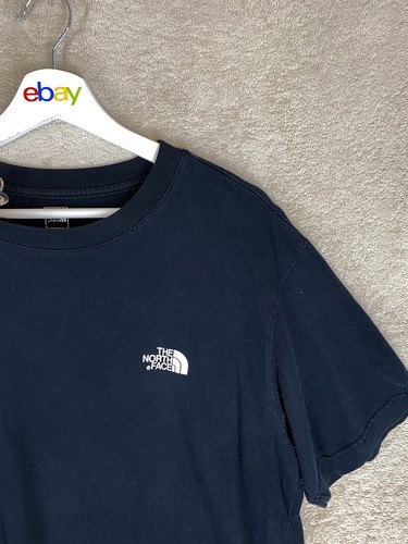 The North Face Casual T-Shirts Tee Top Size Asia XL Mens Black Logo Short Sleeve - Picture 4 of 10