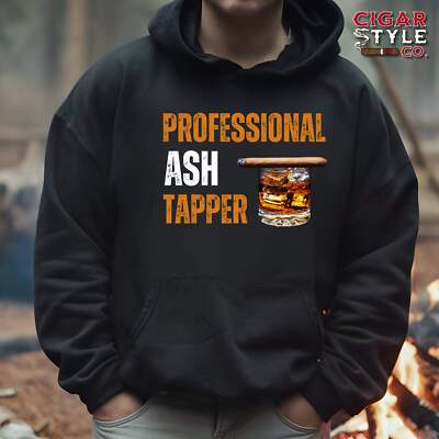 Cigars Bourbon Hoodie Smoking Whiskey Hooded Sweatshirt Cigar Style Co.