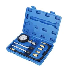Petrol Cylinder Leak Down Engine Tester Compression Leakage Detector Kit 8Pcs