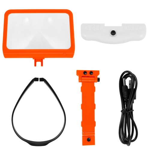 Hands Free Magnifying Glass with LED Lights 5X Flexible Neck Wear WenhG - Picture 16 of 22