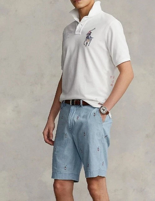 Polo classic fit 9 inch best sale shorts