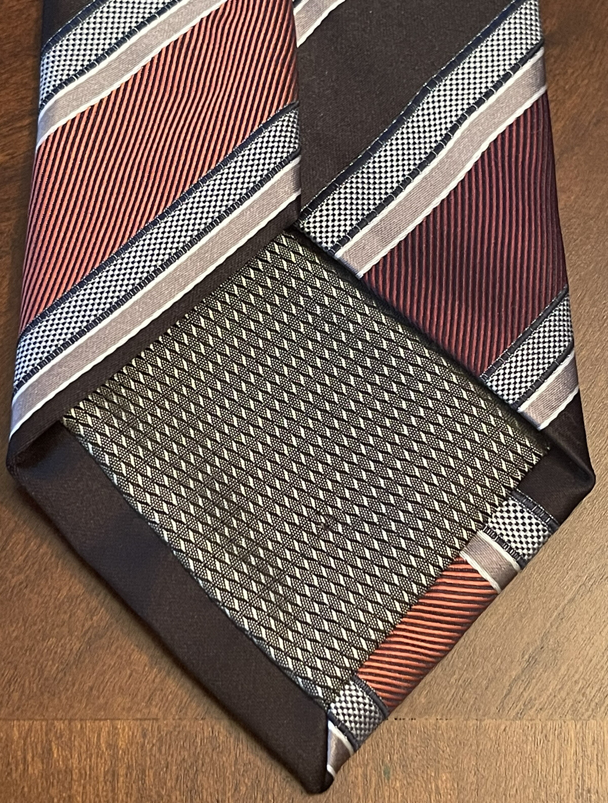 Bergamo New York, Hand Made, Polyester, Men’s Neck Tie, Made In China