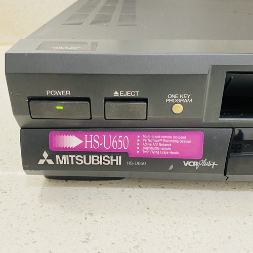 Mitsubishi HS-U650 Hi-Fi Sound Stereo Video Cassette Recorder VCR Plus+ Read…. - Picture 7 of 20