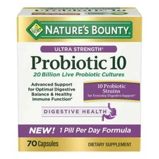Nature's Bounty Ultra Strength Probiotic 10, 70 Capsules