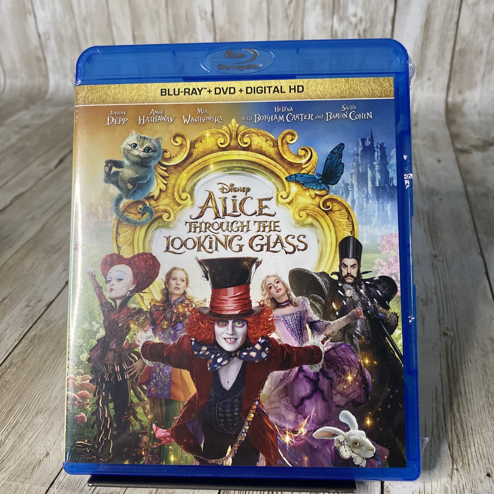 Alice Through the Looking Glass (Blu-ray, 2016 Widescreen) New Factory