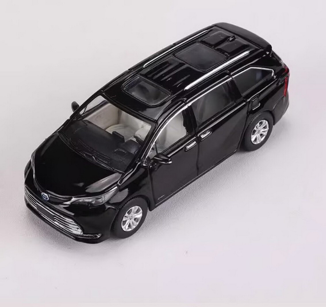 TOYOTA SIENNA ダイキャストモデル トヨタ　シエナ　BLACK Amazon.com: ZURDOX Toy car Model 1:24 for Toyota Sienna