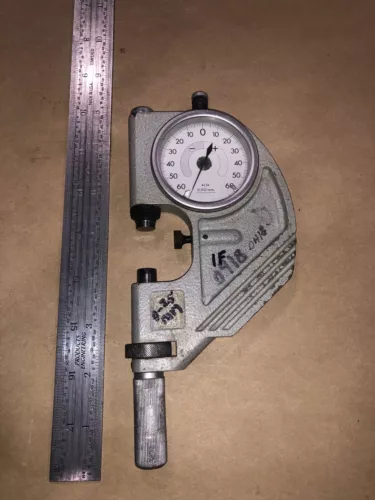 MITUTOYO DIAL SNAP GAGE  0-25MM 0.001MM NO. 523-121
