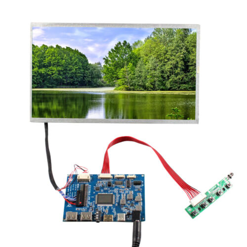 HDMI Type C USB C Controller Board and 10.1 inch 1024X600 LCD Display Screen - Afbeelding 1 van 4