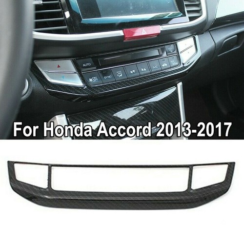 Carbon Fiber Front Control AC Switch Frame Cover Trim For Honda Accord 2013+ - Picture 10 of 10