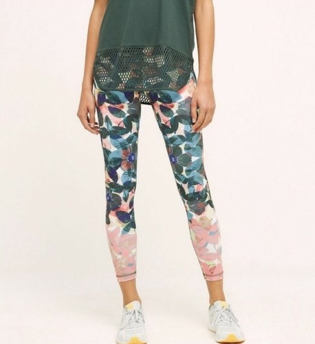 Good Aquarelle Floral Leggings green 