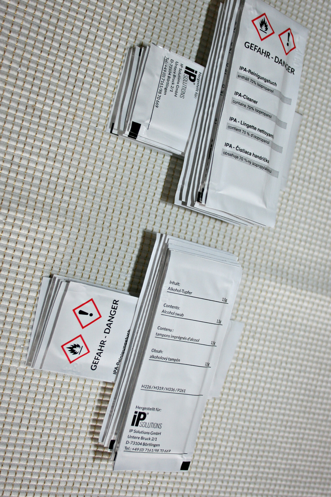 Hygiene Desinf-Feuchttücher 70 % Isopropanol / Größe 14x14 / 200 Stück