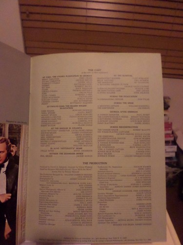 GONE WITH THE WIND, MGM 1967 GATEFOLD w/ BOOKLET AND SEPARATE STORY OF PROGRAM - Picture 10 of 11