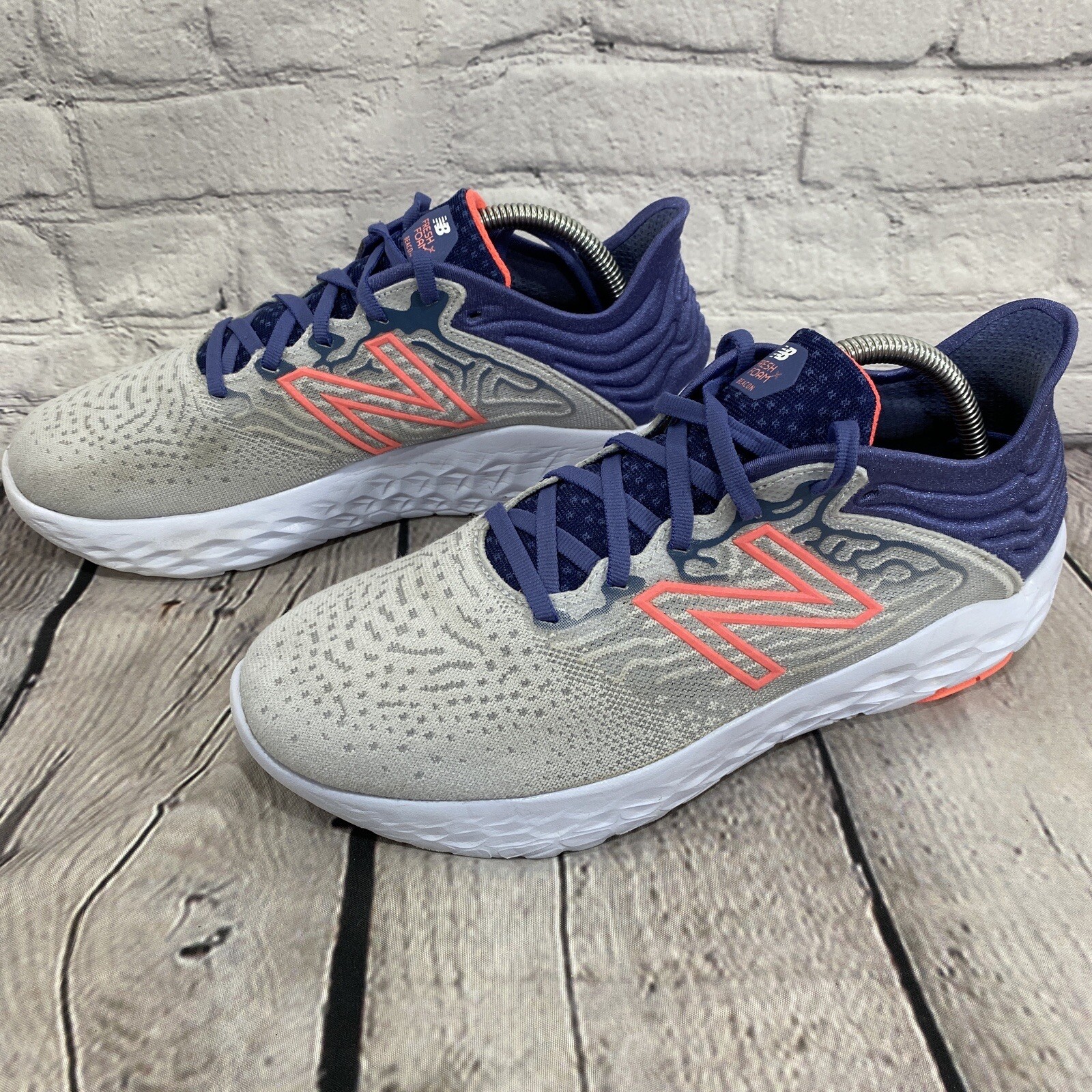 New Balance Womens Fresh Foam Beacon V3 WBECNBG3 Gray… Gem