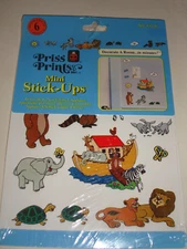 NOAH'S ARK  Vintage  Priss Prints, Inc. Mini Stick-Ups Removable Pre-Cut  NIP