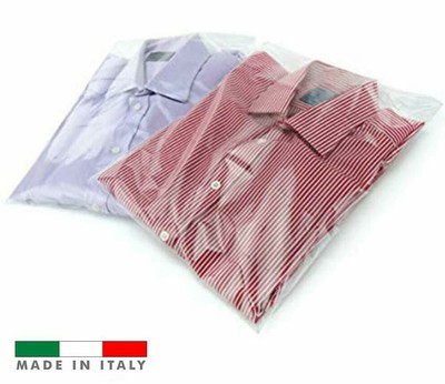 100 Buste Cellophane 30x45+5 Cm Con Aletta - Per Bomboniere, Dolci, Gioielli - Made In Italy - Foto 7