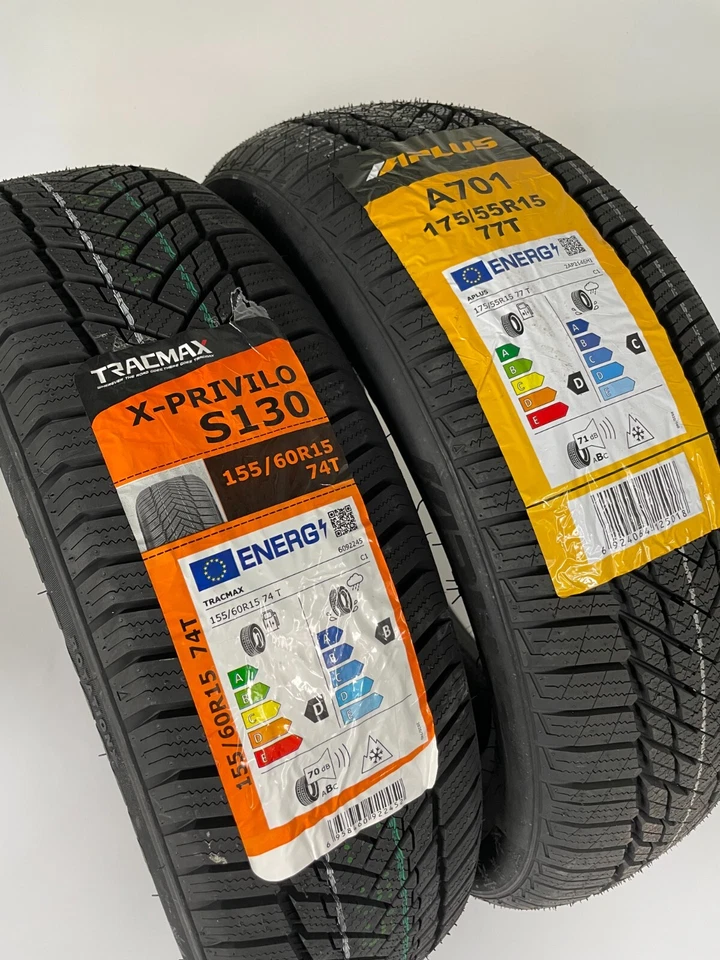 Winterreifen smart fortwo 451  155/60 175/55 R15 vier Stück FABRIKNEU - Bild 2 von 4