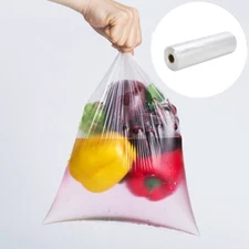 12"x16" Clear Plastic Produce Bags On Roll Kitchen Food Storage Fruit 350 /Roll