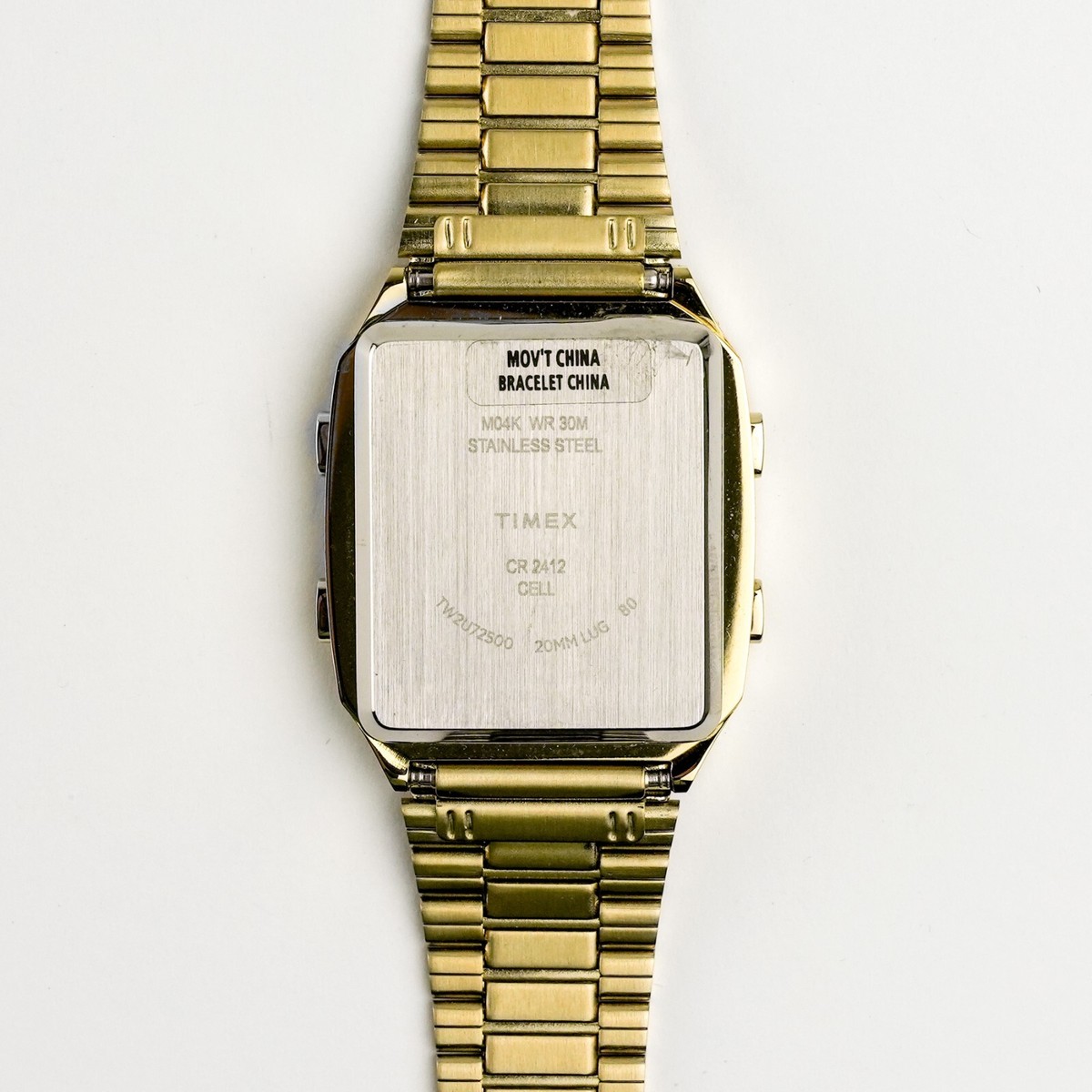 Timex Q Timex Reissue Digital LCA 32.5mm Stainless Steel Timex Q Timex Reissue Digital LCA 32.5mm Stainless Steel