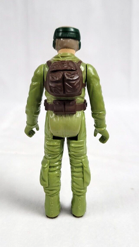 EXC Star Wars 1983 ROTJ Green Rebel Commander 3.75" Action Figure Kenner China - Picture 3 of 11