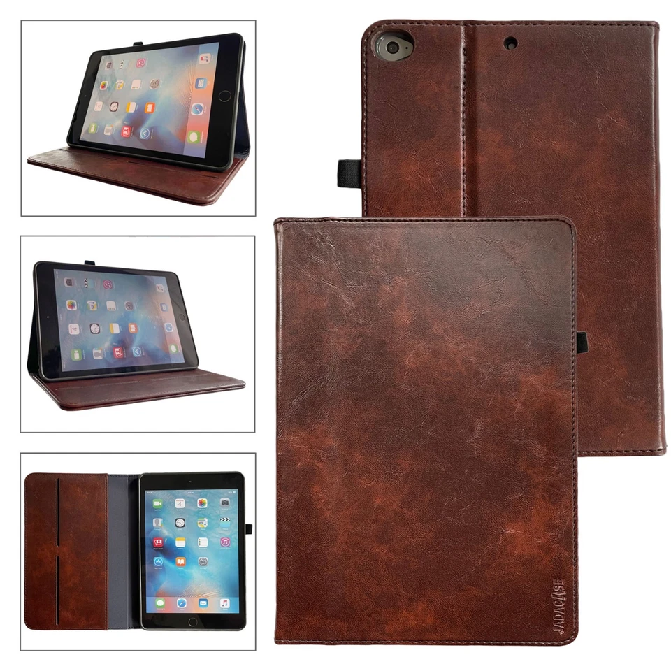 Leder Stand Case für alle Apple Modelle !!! Tablet Cover Schutzhülle Tasche Etui - Bild 2 von 4