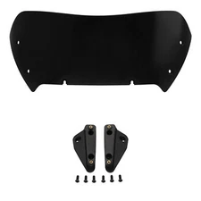 Black Windshield & Bracket Mounts Fit For Harley CVO Road Glide 2023-25 FLTRX 24