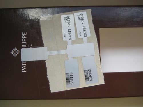 GENUINE PATEK PHILIPPE 5127J-001 WATCH SERVICE BOX CARDBOARD STORE STORAGE - Picture 11 of 12