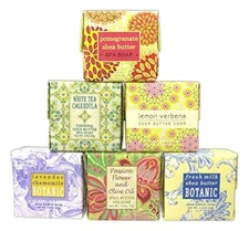 Greenwich Bay 6 Pack Hand Soap Bars with Essential Oils and Shea Butter