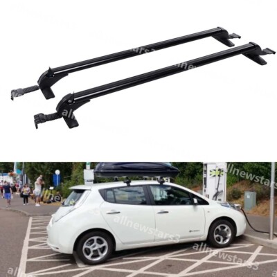 For Nissan LEAF SV Hatchback Car Roof Rack Cross Bar Luggage Carrier w/ Locks