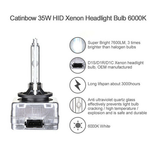 2 bombillas de xenón HID haz bajo para Kia Optima 2011-2016 - Imagen 1 de 11