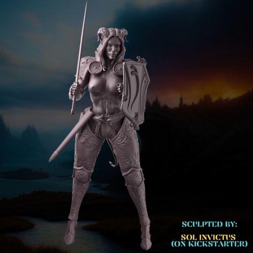 Dungeons & Dragons Playable Character - Female Tiefling - Paladin, Fighter - Picture 21 of 26